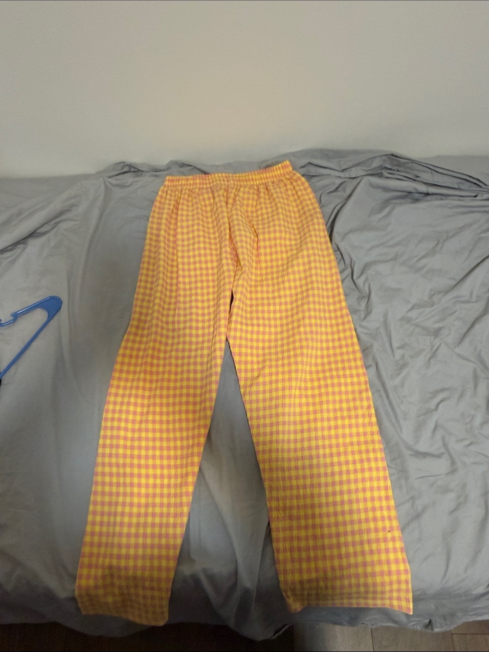 Yellow and Pink Gingham Lounge Pants